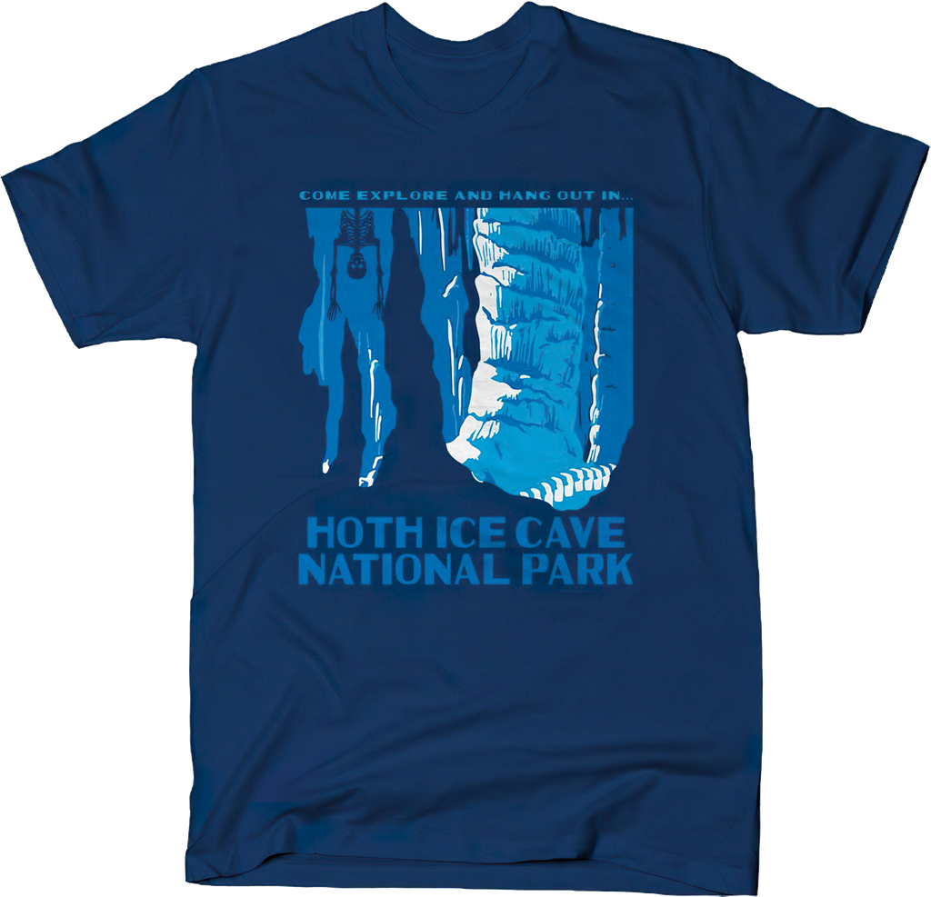 Hoth Ice Cave National Park Star Wars T-Shirt product image 1