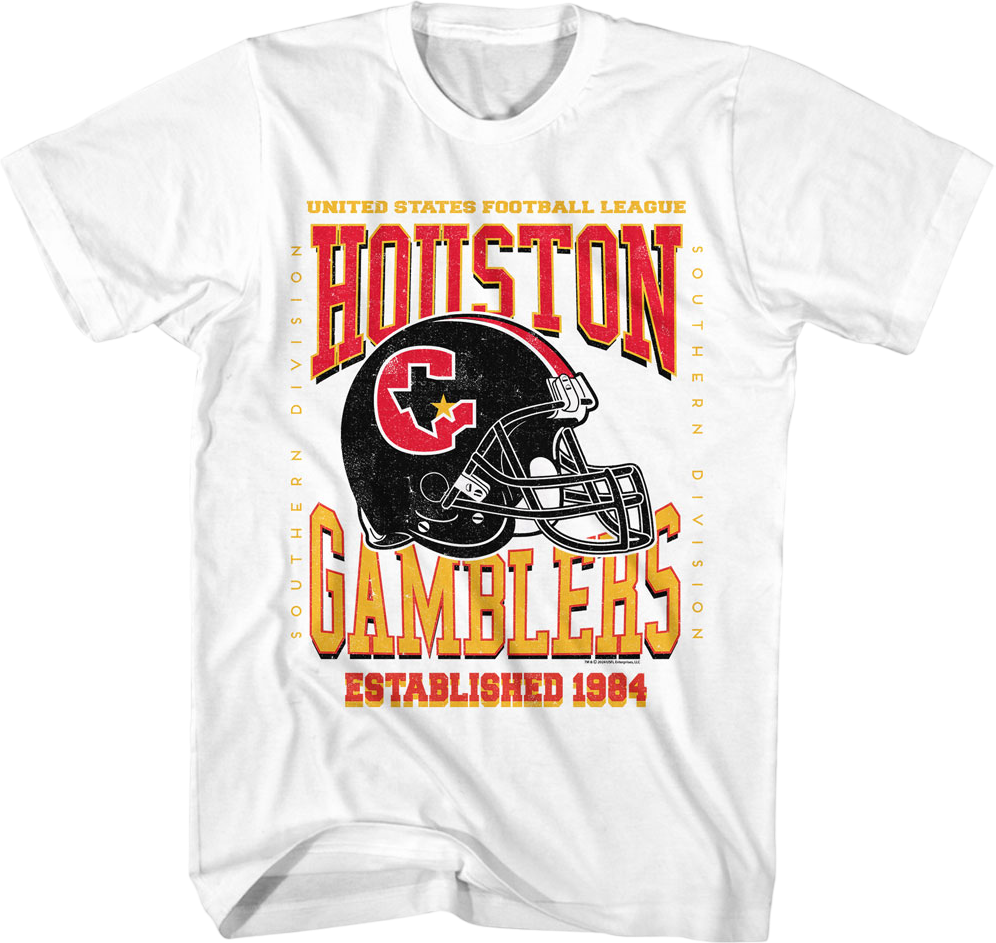 Houston Gamblers Established 1984 USFL T-Shirt product image 1