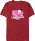 Hugs, Kisses, and Valentine Wishes Betty Boop T-Shirt product image 1