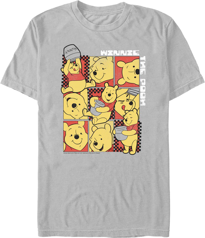 Hunny Collage Winnie The Pooh T-Shirt product image 1
