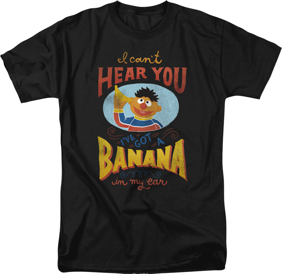 I Can't Hear You I've Got A Banana In My Ear Sesame Street product image 1