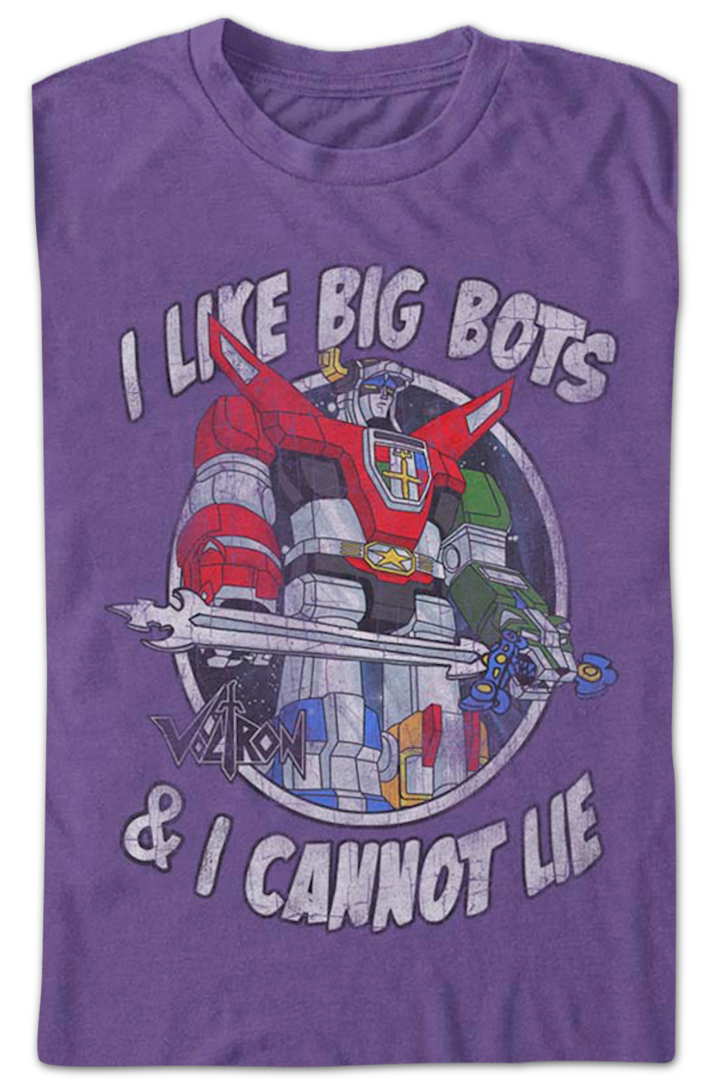I Like Big Bots & I Cannot Lie Voltron T-Shirt product image 2