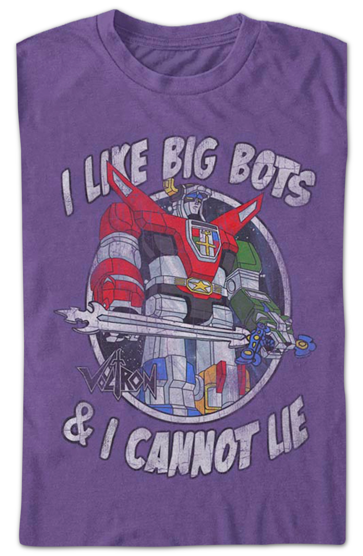 I Like Big Bots & I Cannot Lie Voltron T-Shirt product image 2
