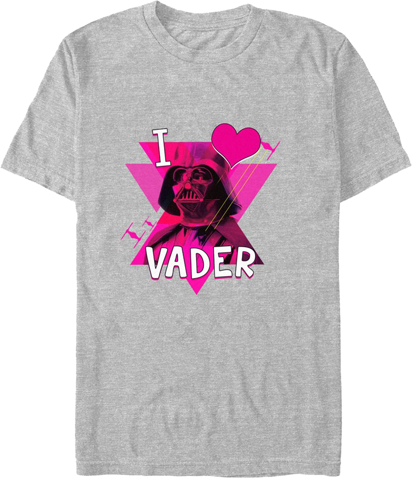 I Love Darth Vader Star Wars T-Shirt product image 1
