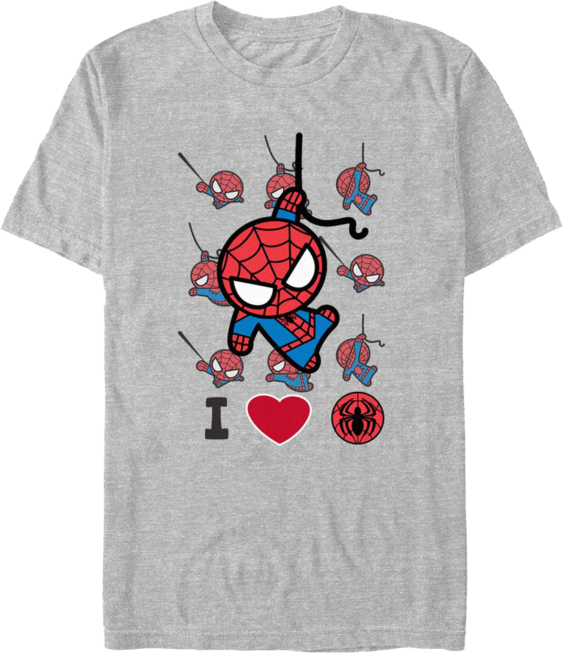 I Love Spider-Man Marvel Comics T-Shirt product image 1