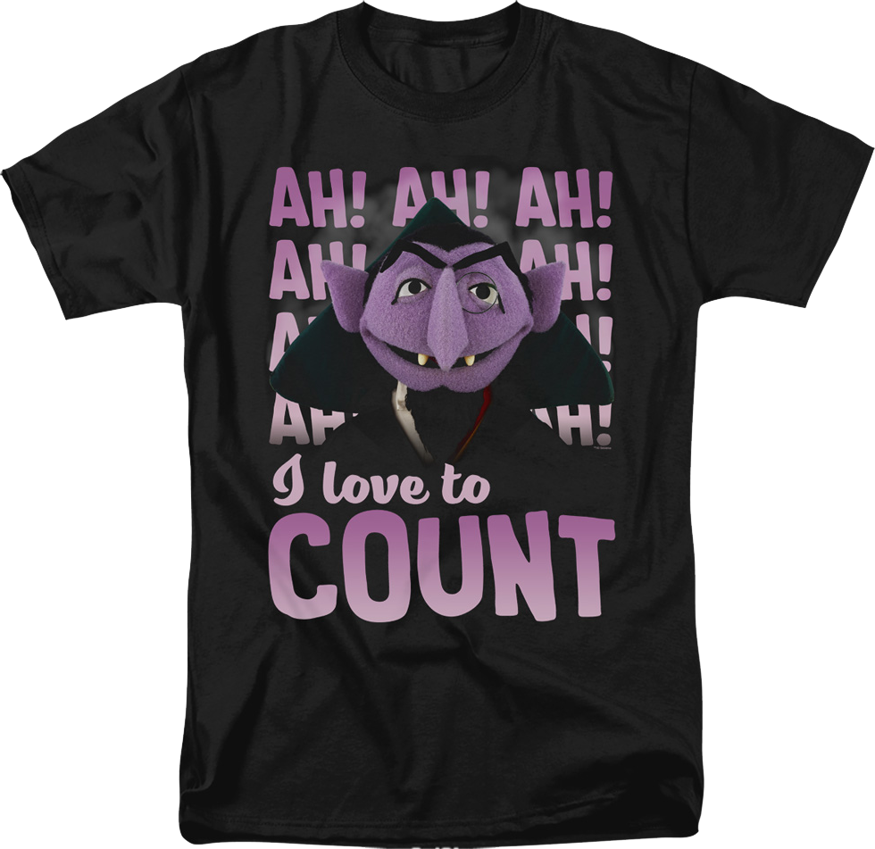 I Love To Count Sesame Street T-Shirt product image 1