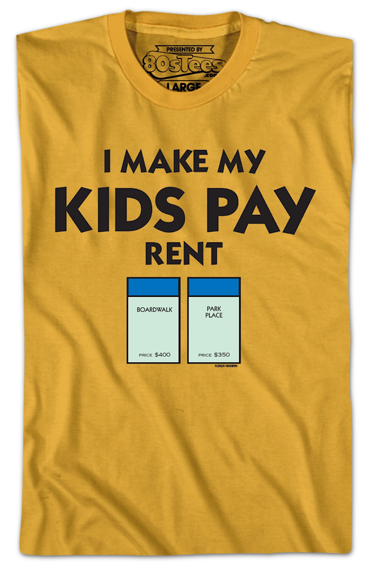 I Make My Kids Pay Rent Monopoly T-Shirt product image 2