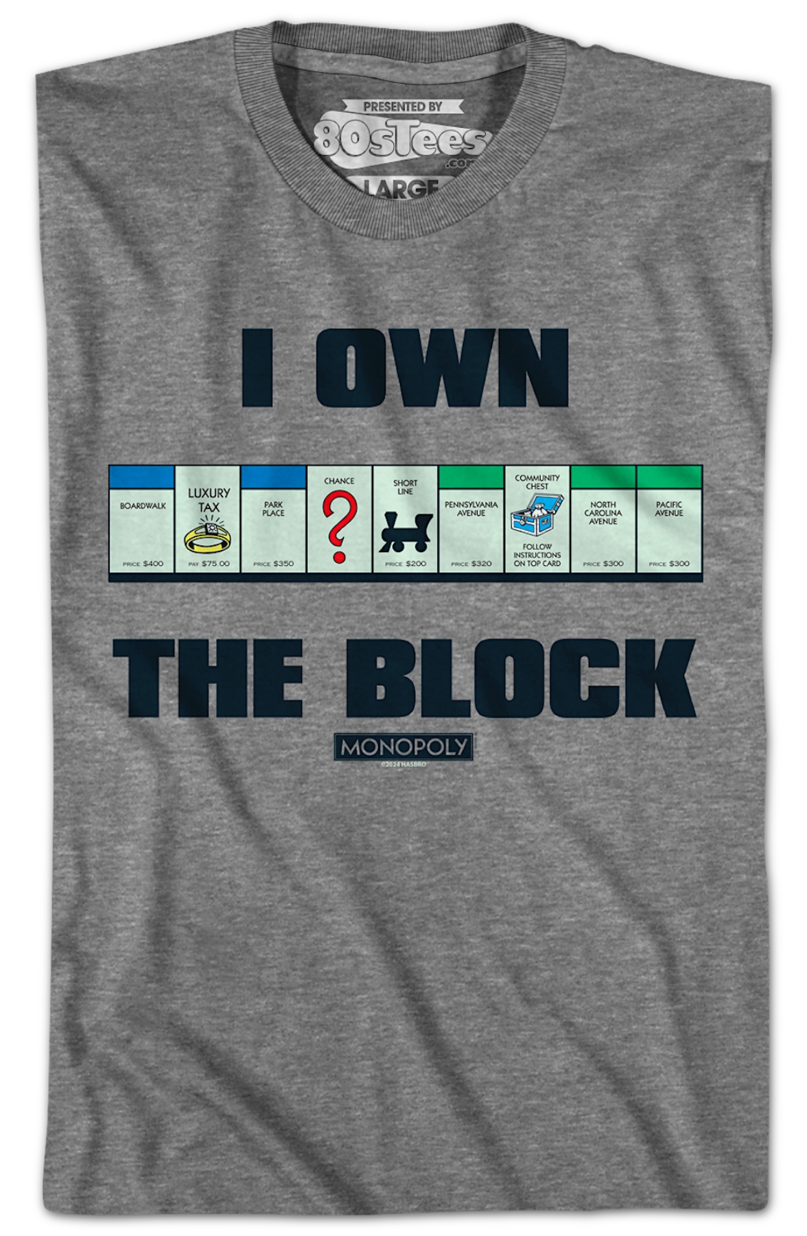 I Own The Block Monopoly T-Shirt product image 2