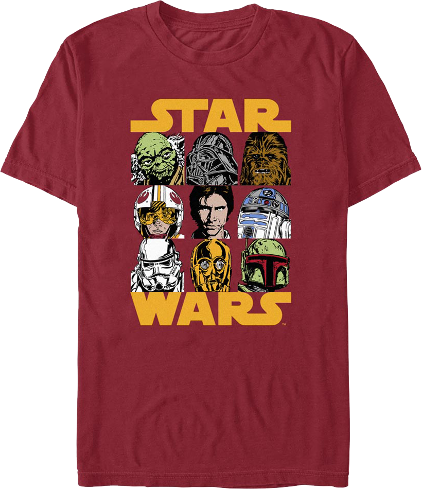 Iconic Characters Star Wars T-Shirt product image 1