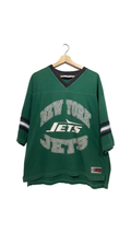 Vintage 1997 New York Jets V-Neck Half Sleeve Tee product image 1