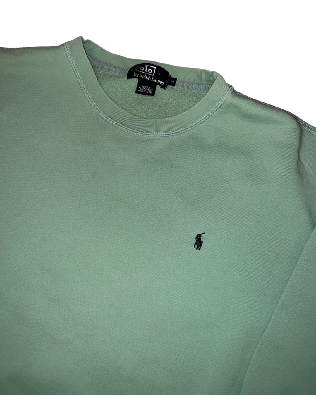 Vintage 90s Polo Ralph Lauren Sage Green Crewneck