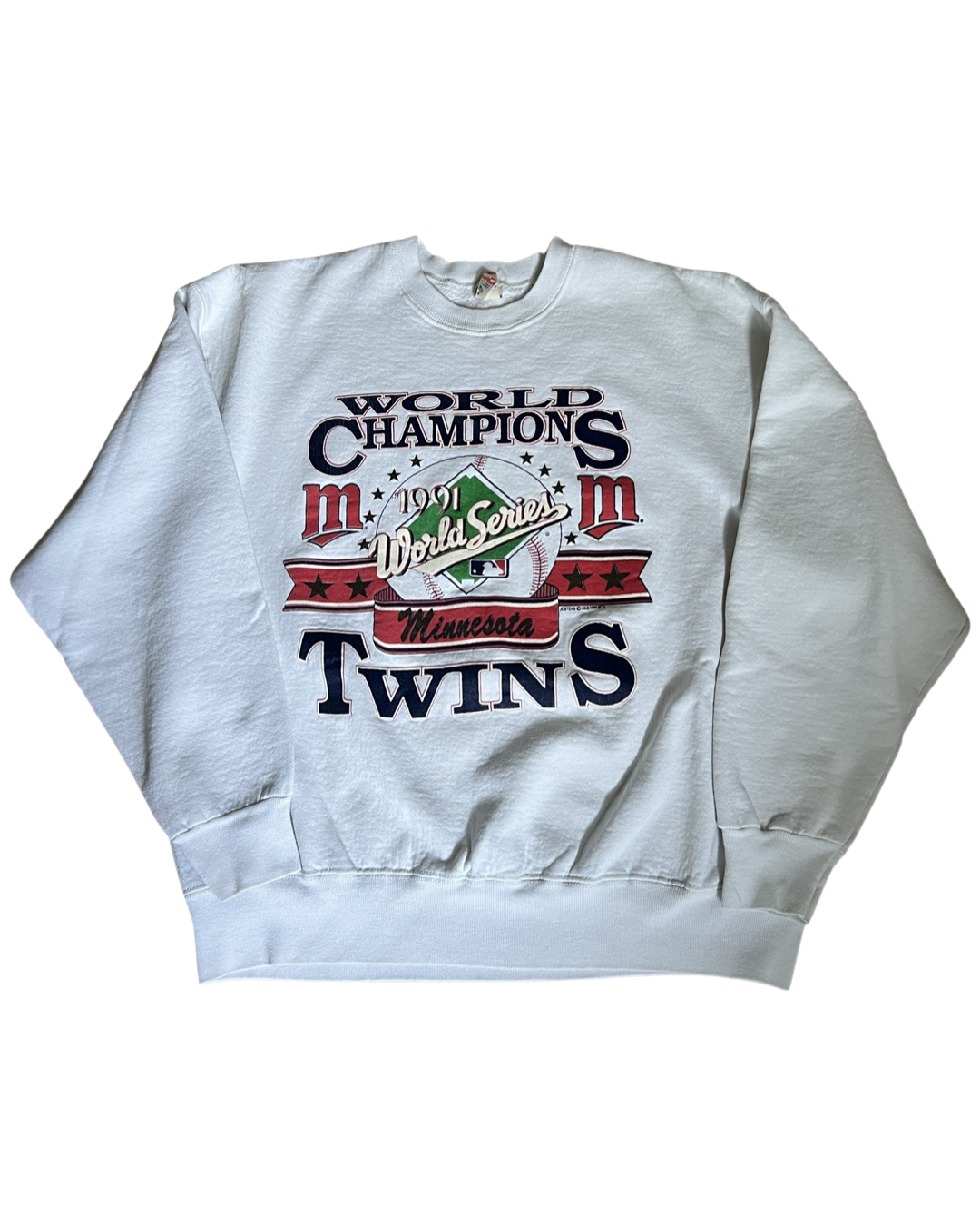 Vintage 1991 Minnesota Twins World Champions Crewneck