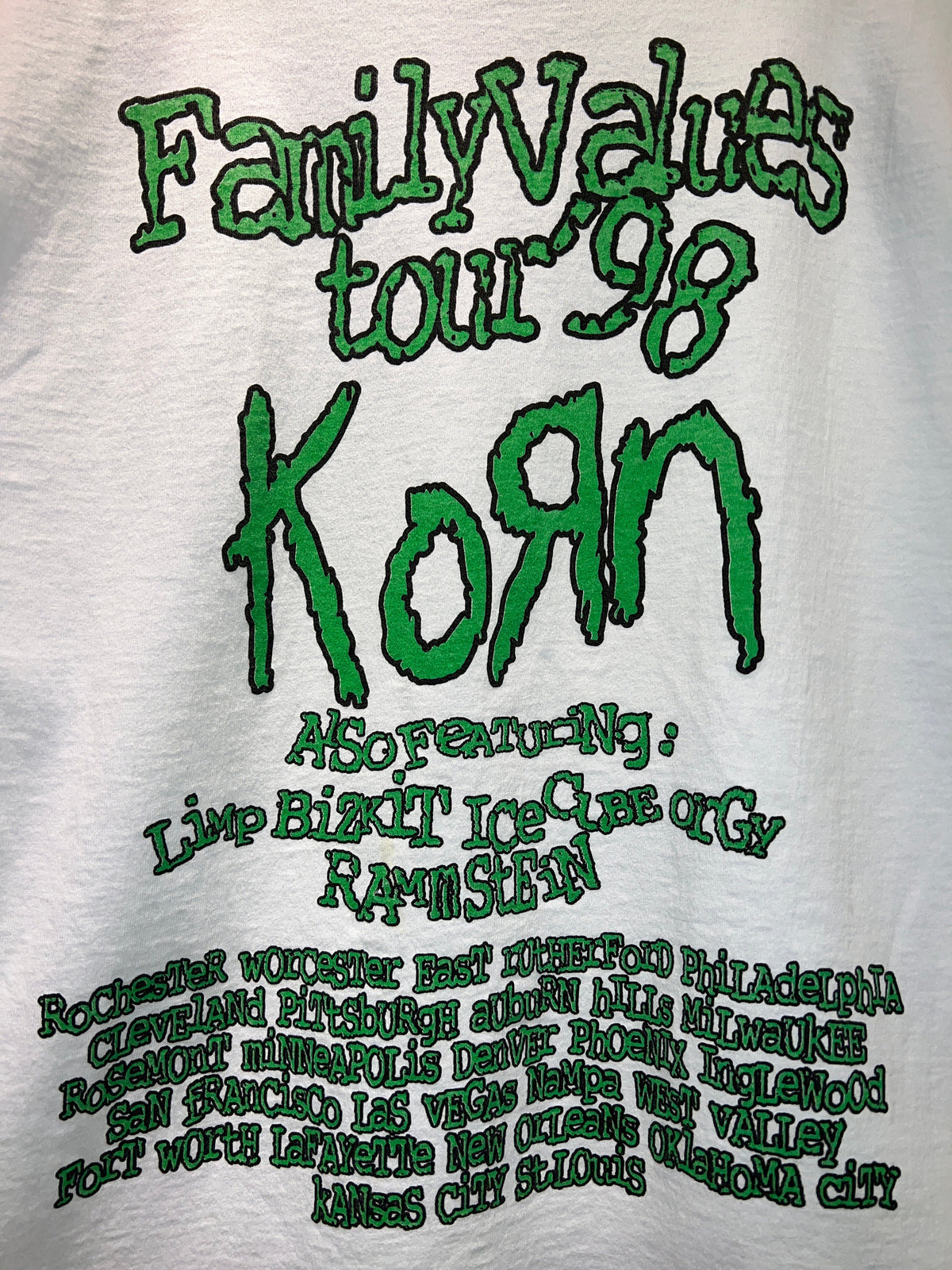 Vintage 1998 Korn Family Values LS Tour Tee product image 5