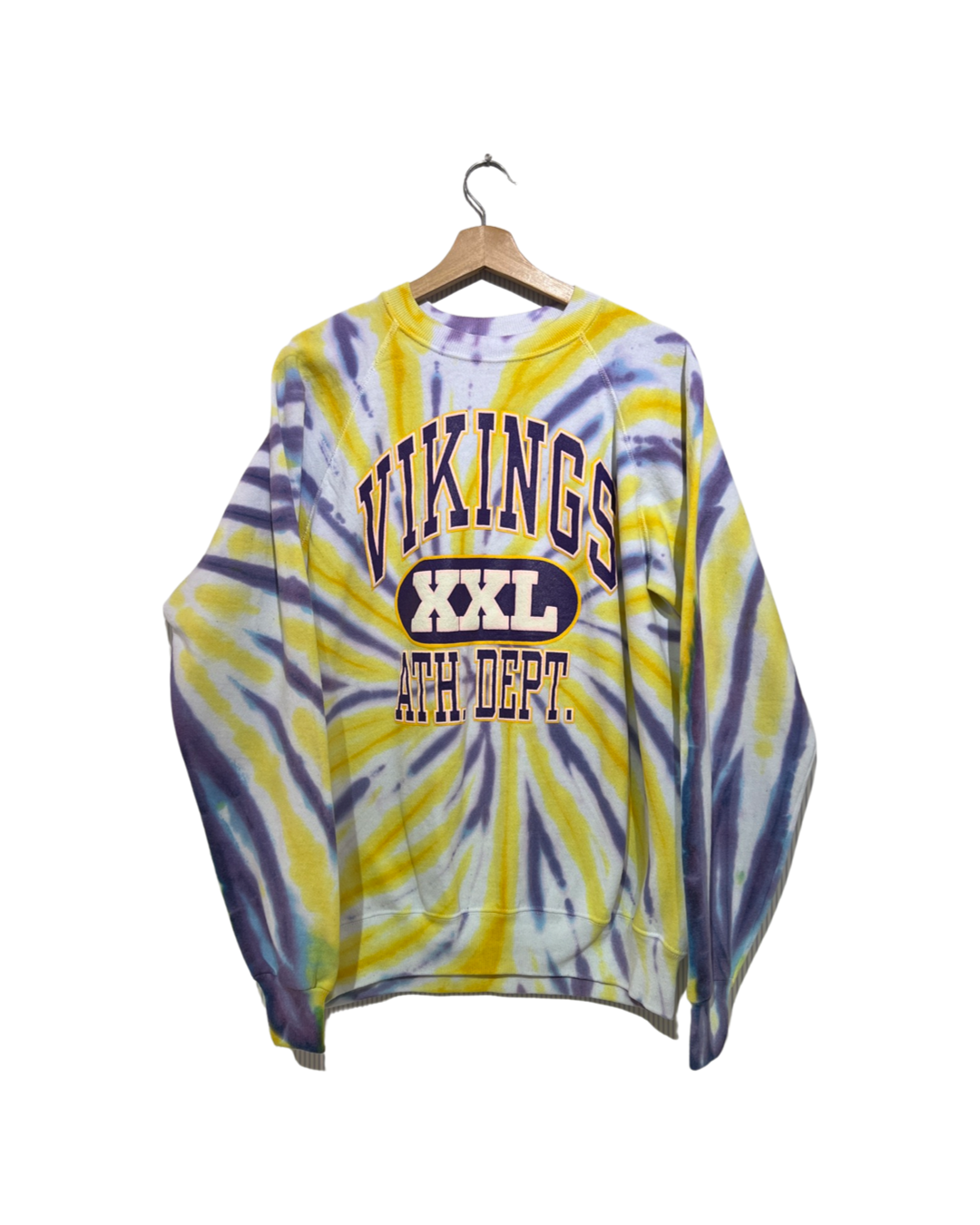 Vintage 90s Minnesota Vikings Tie Dye Crewneck