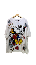 Vintage 90s Micky & Minnie Love Big Print Tee product image 1