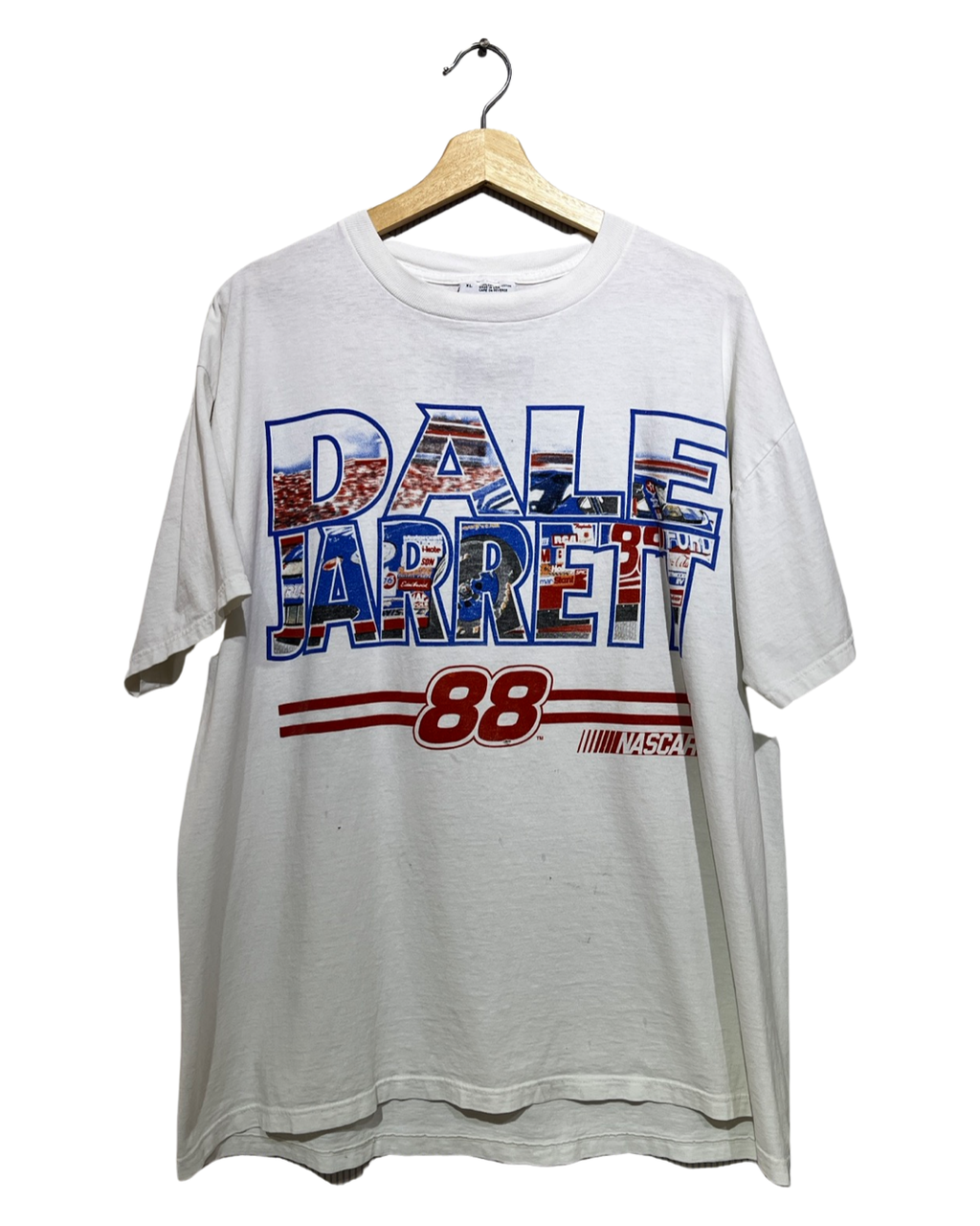 Vintage 90s Dale Jarrett Nascar Double Sided Tee product image 1