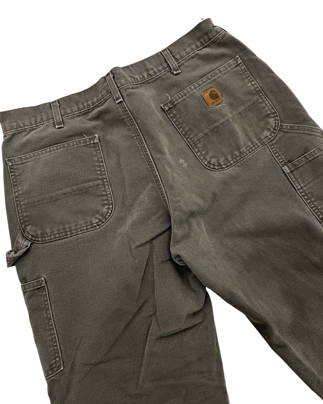 38 x 30 Vintage Carhartt Olive Flannel Lined Pants product image 3