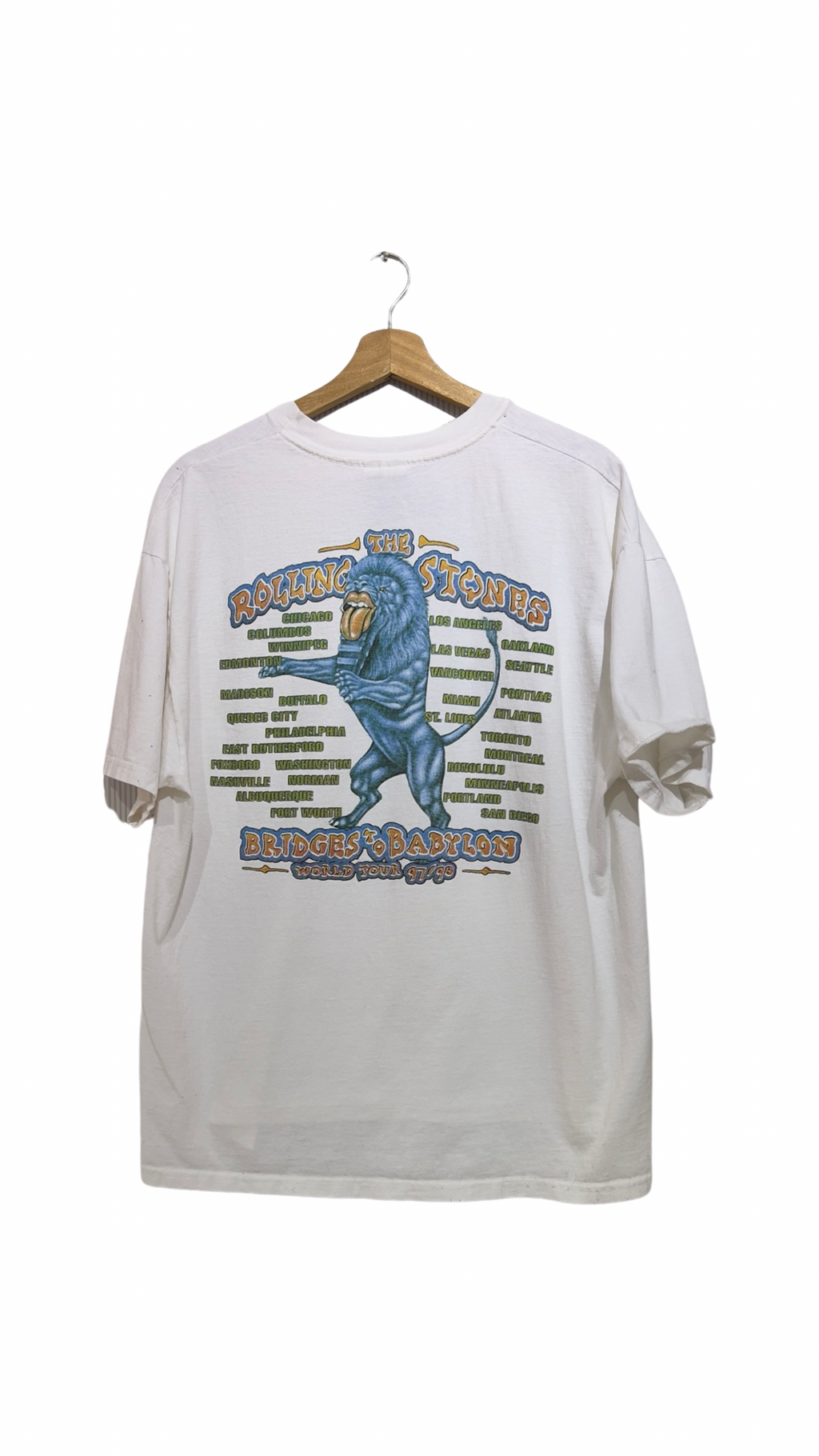Vintage 1995 Rolling Stones Bridges To Babylon Tour Tee product image 2