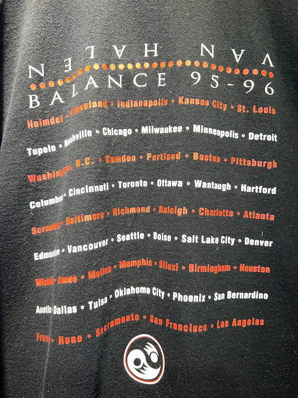 Vintage 1995 Van Halen Balance Tour Tee product image 4
