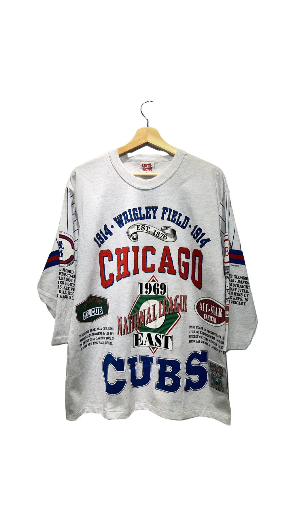 Vintage DS 1992 Chicago Cubs Legacy 1/2 Sleeve Tee product image 1