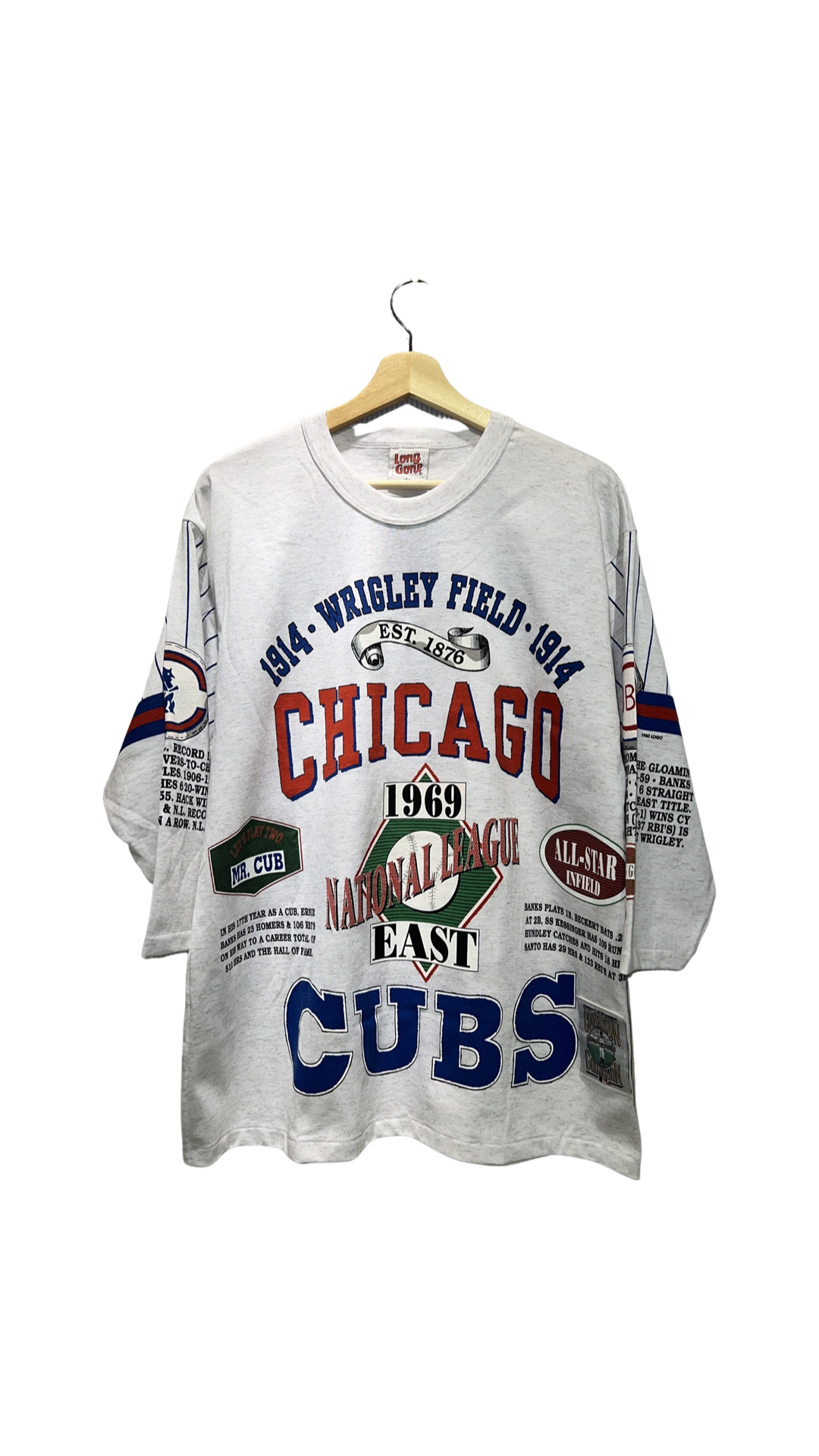 Vintage DS 1992 Chicago Cubs Legacy 1/2 Sleeve Tee product image 1