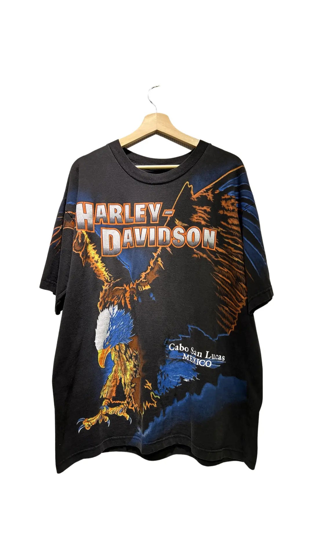 Vintage 90s Harley Davidson All Over Print Eagle Tee product image 1