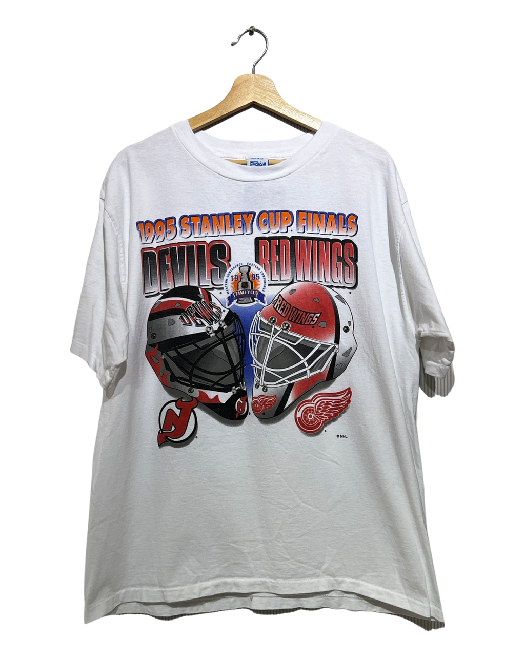Vintage 1995 New Jersey Devils Stanley Cup Finals Tee