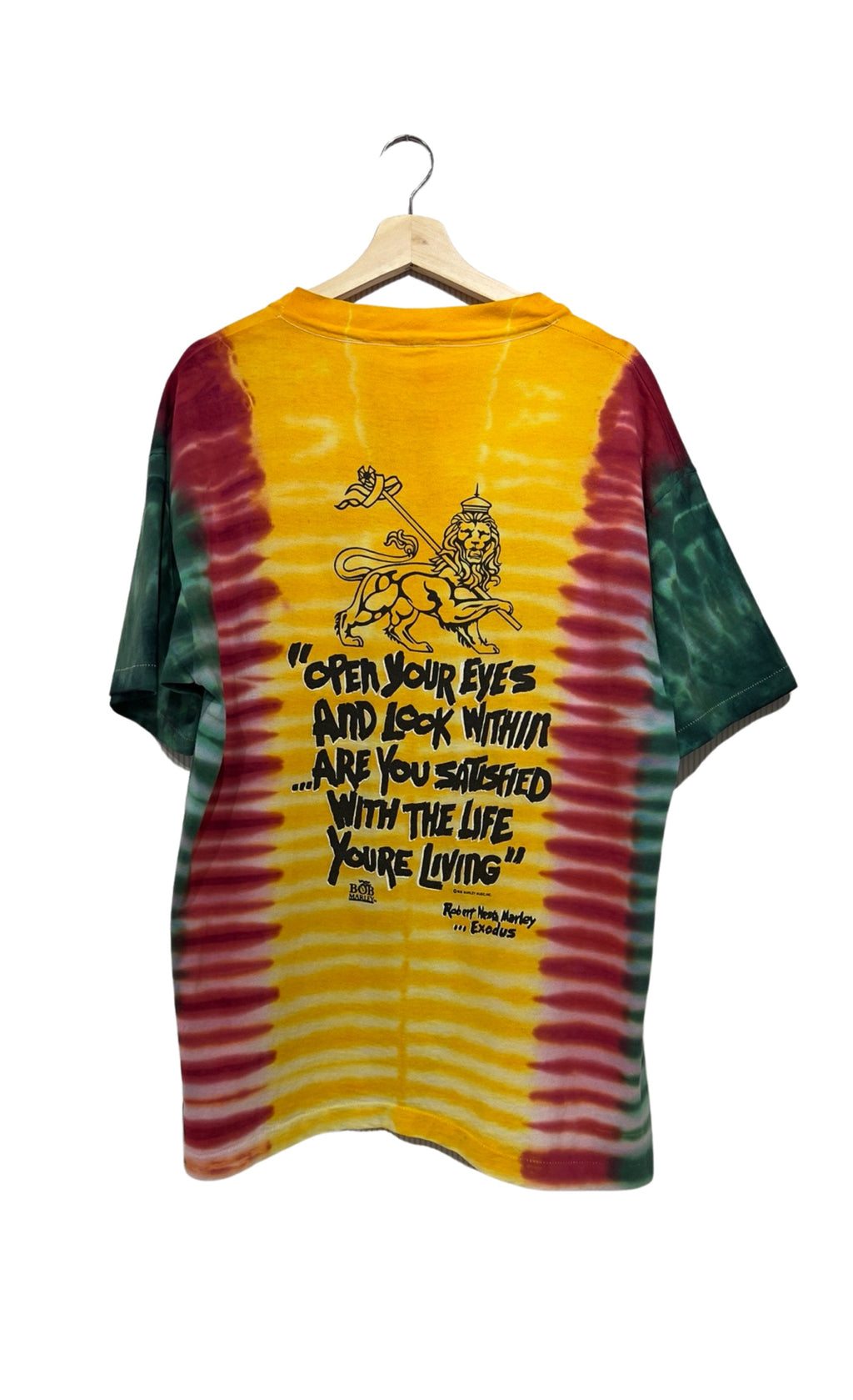 Vintage Rare 1994 Bob Marley Life You're Living Tie Dye Tee product image 2