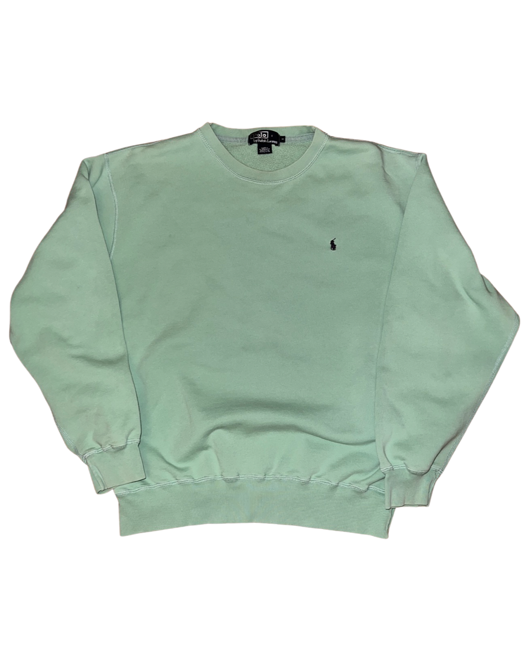 Vintage 90s Polo Ralph Lauren Sage Green Crewneck