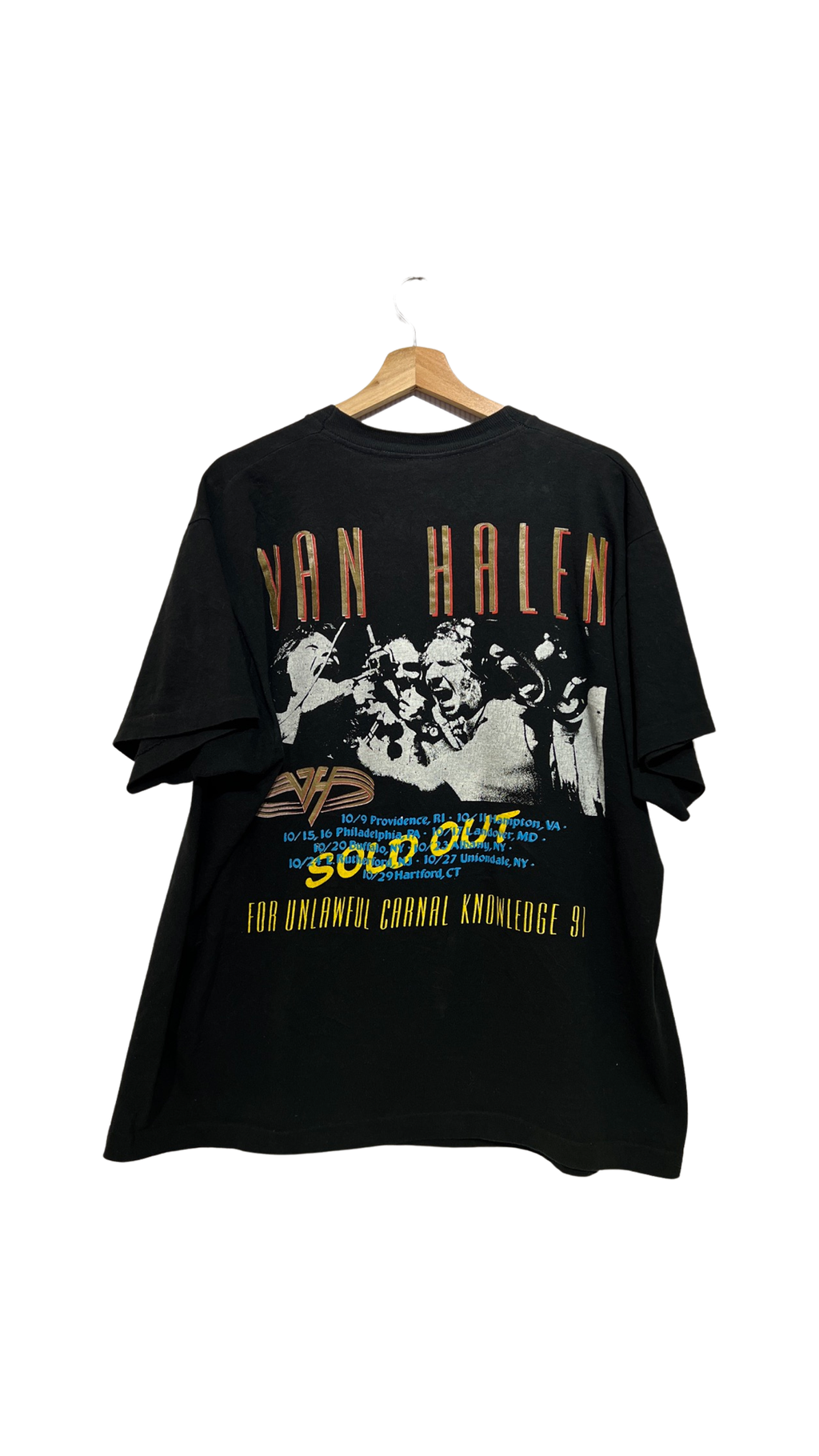 Vintage 1991 Van Halen Unlawful Carnal Knowledge Tour Tee product image 2
