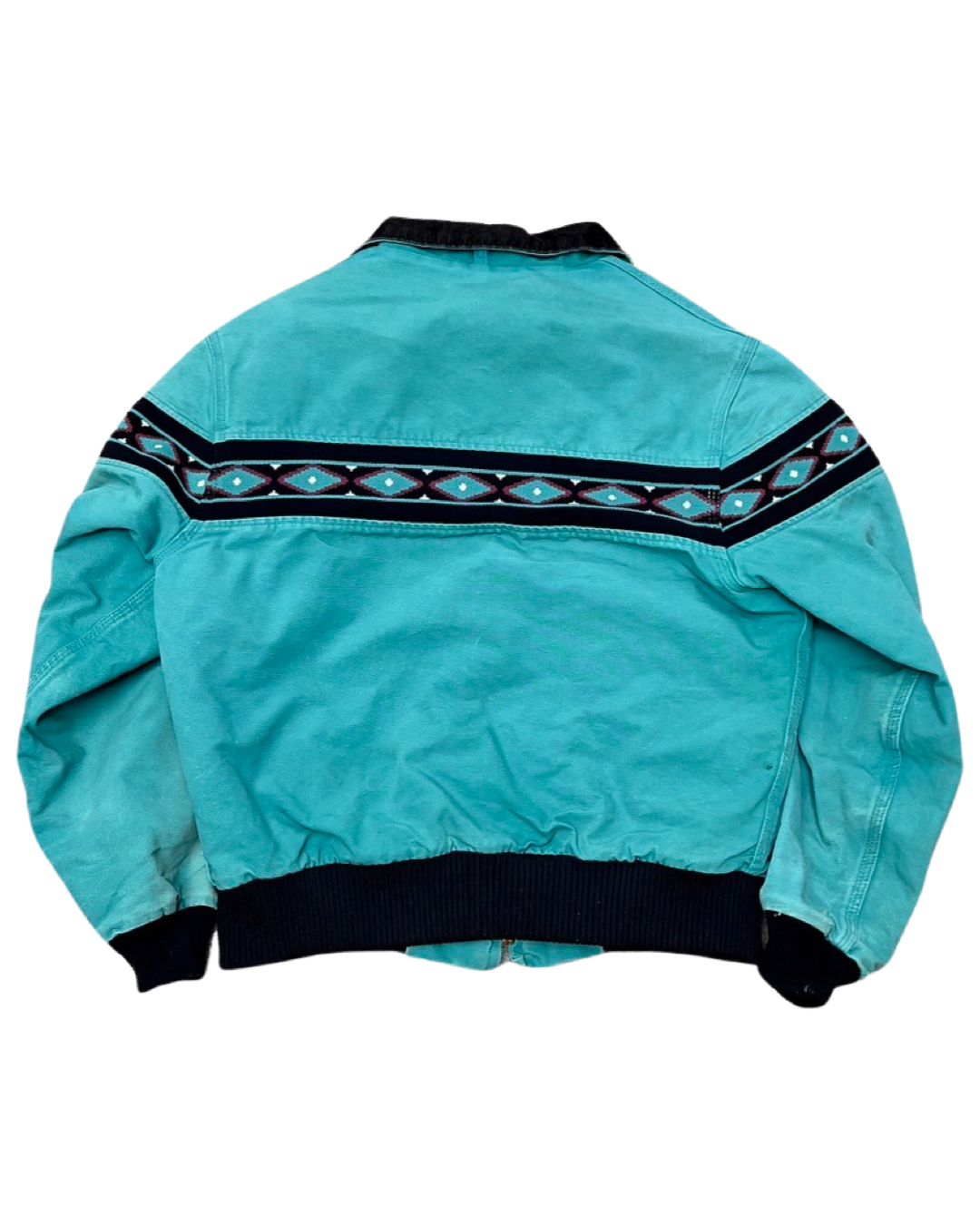 Vintage Rare 90s Carhartt Teal Aztec Jacket product image 2