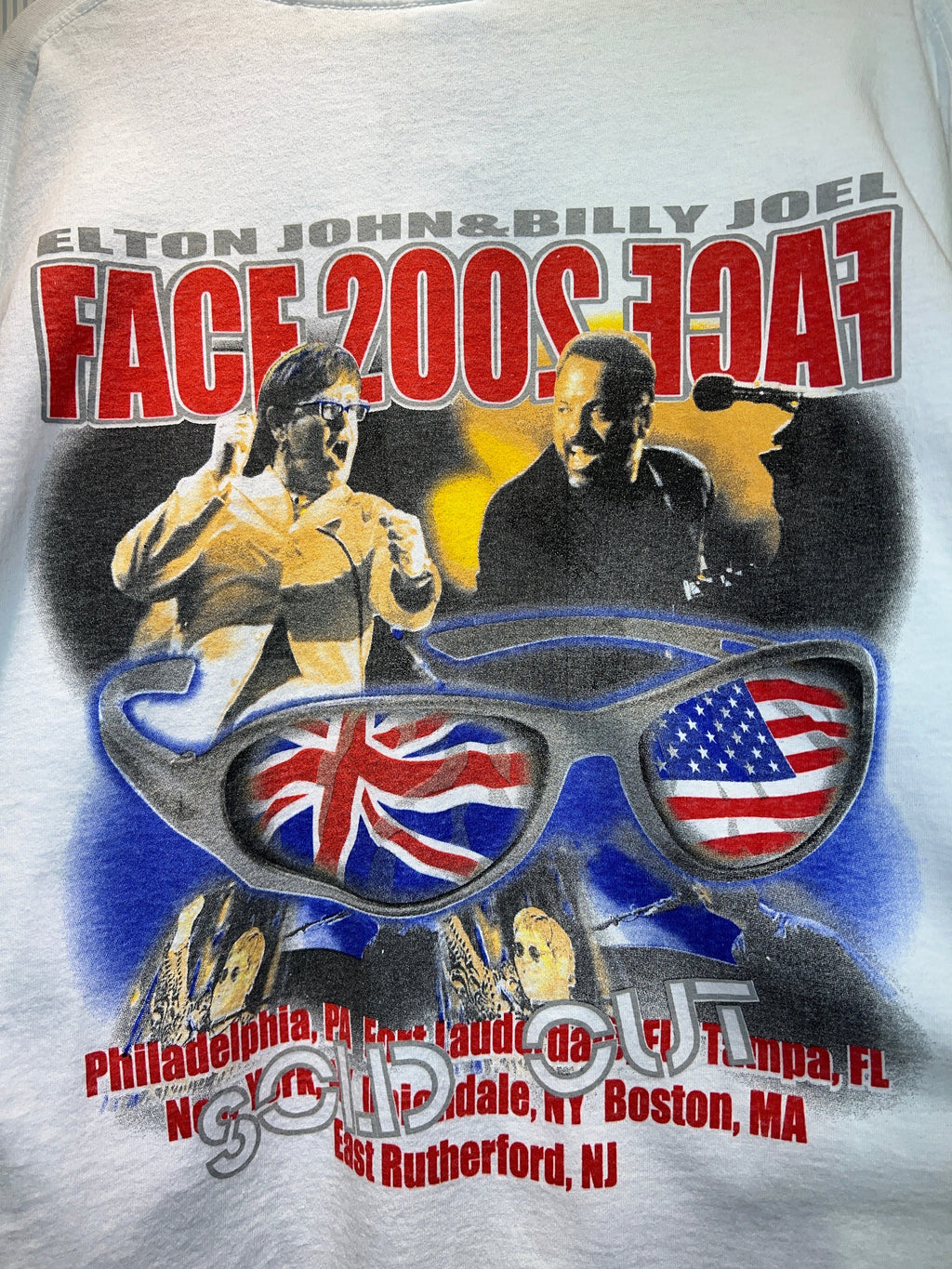 Vintage 2002 Elton John & Billy Joel Face 2 LS Tour Tee product image 4