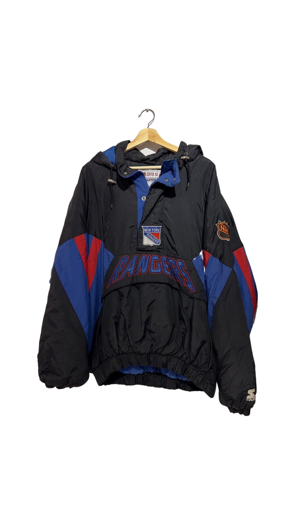 Vintage 90s New York Rangers Center Ice Starter Jacket product image 1