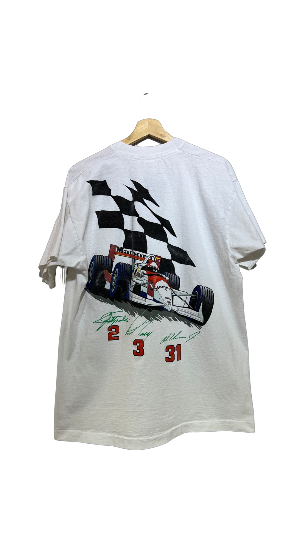 Vintage 90s Marlboro F1 Double Sided Tee product image 1