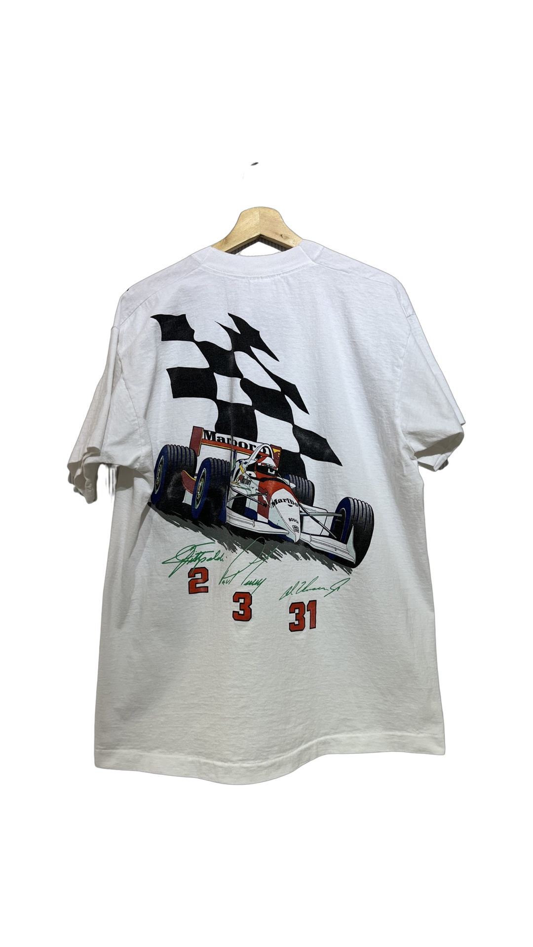 Vintage 90s Marlboro F1 Double Sided Tee product image 1
