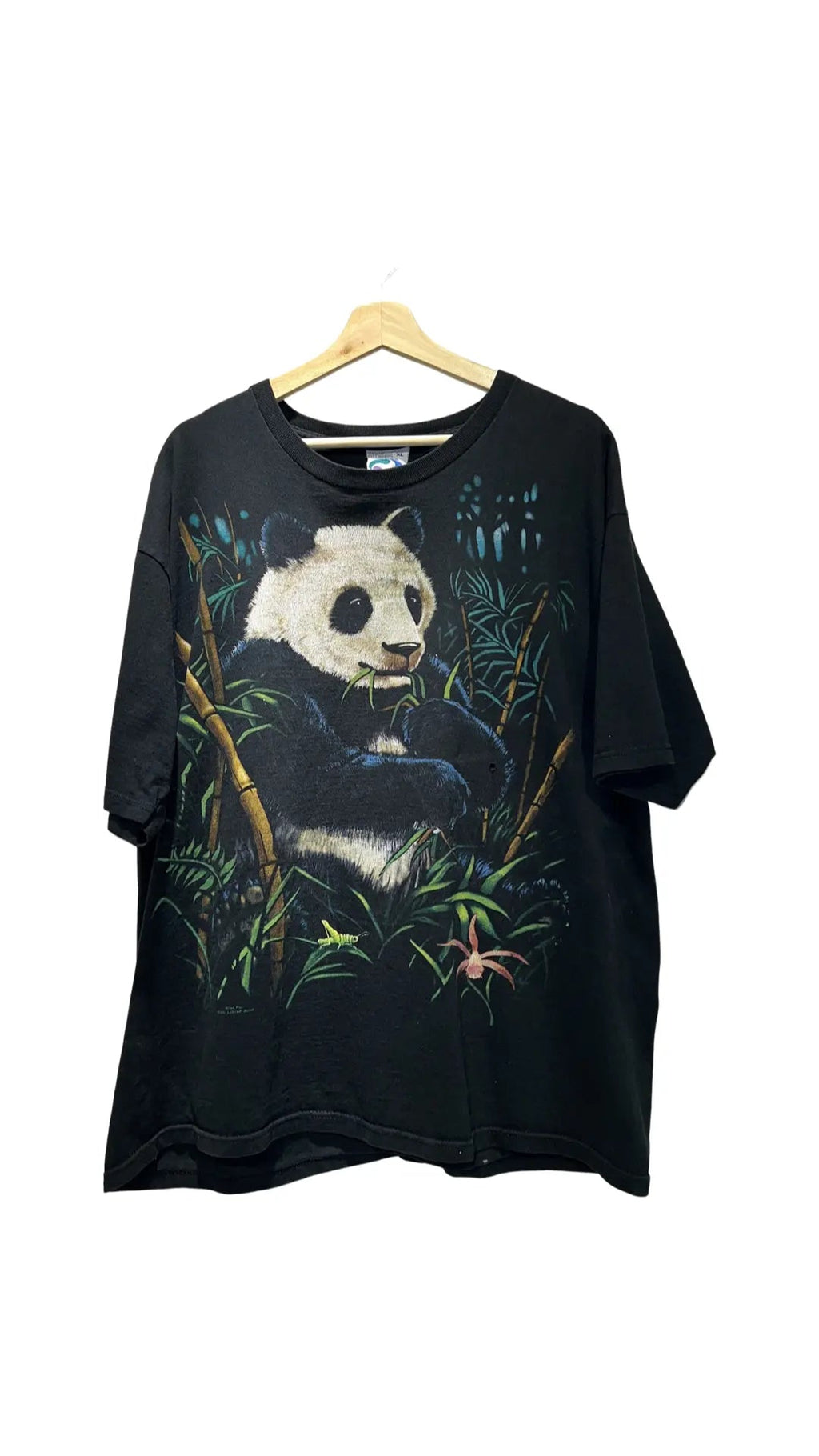 Vintage 1998 Liquid Blue Pandas Double Sided Tee product image 1