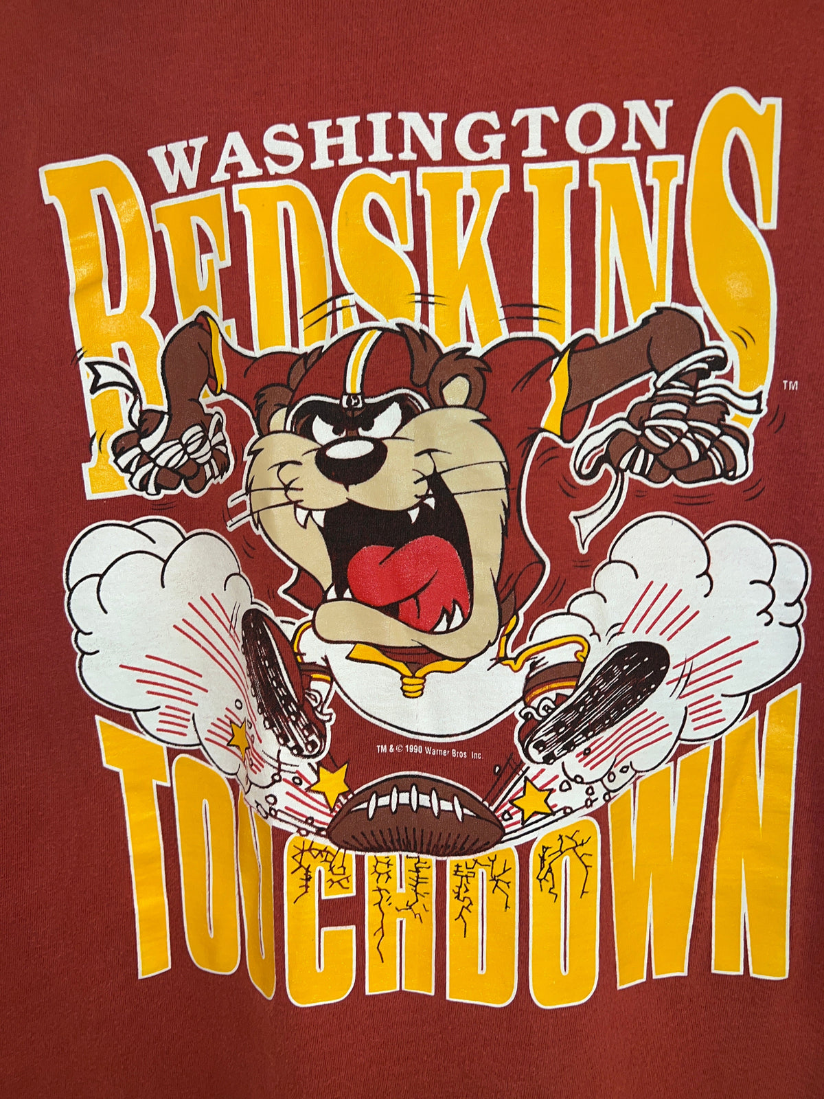Vintage 90s Taz x Washington Redskins Tee product image 2
