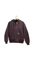 Vintage 90s Carhartt Womens Mauve Hooded Jacket product image 1