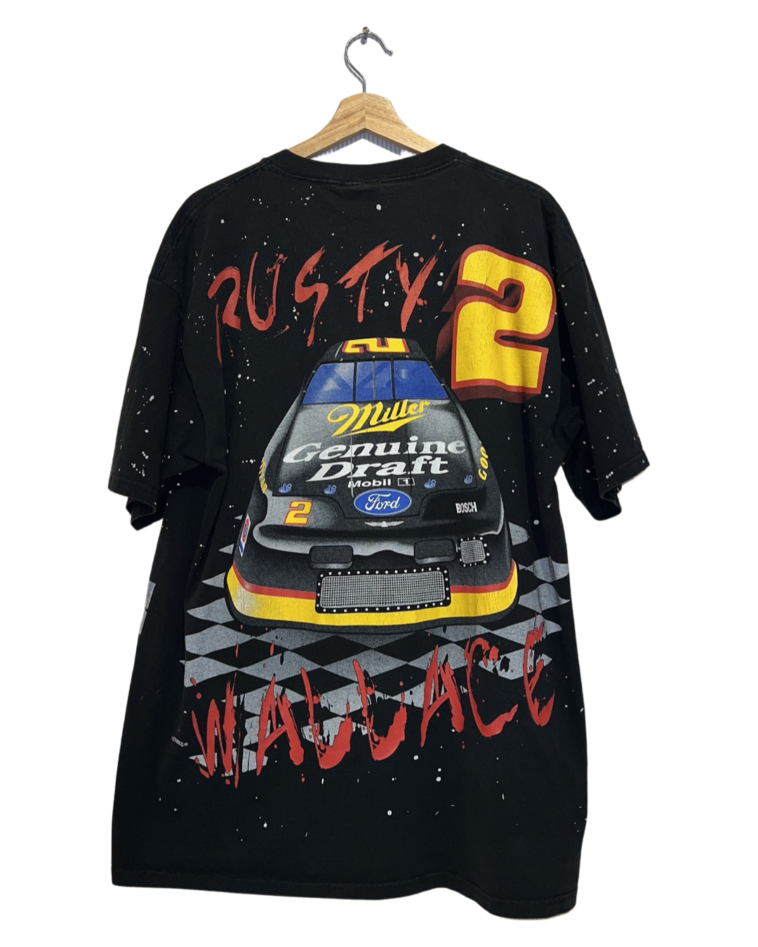 Vintage 90s Nascar Rusty Wallce Midnight Rider All Over product image 2