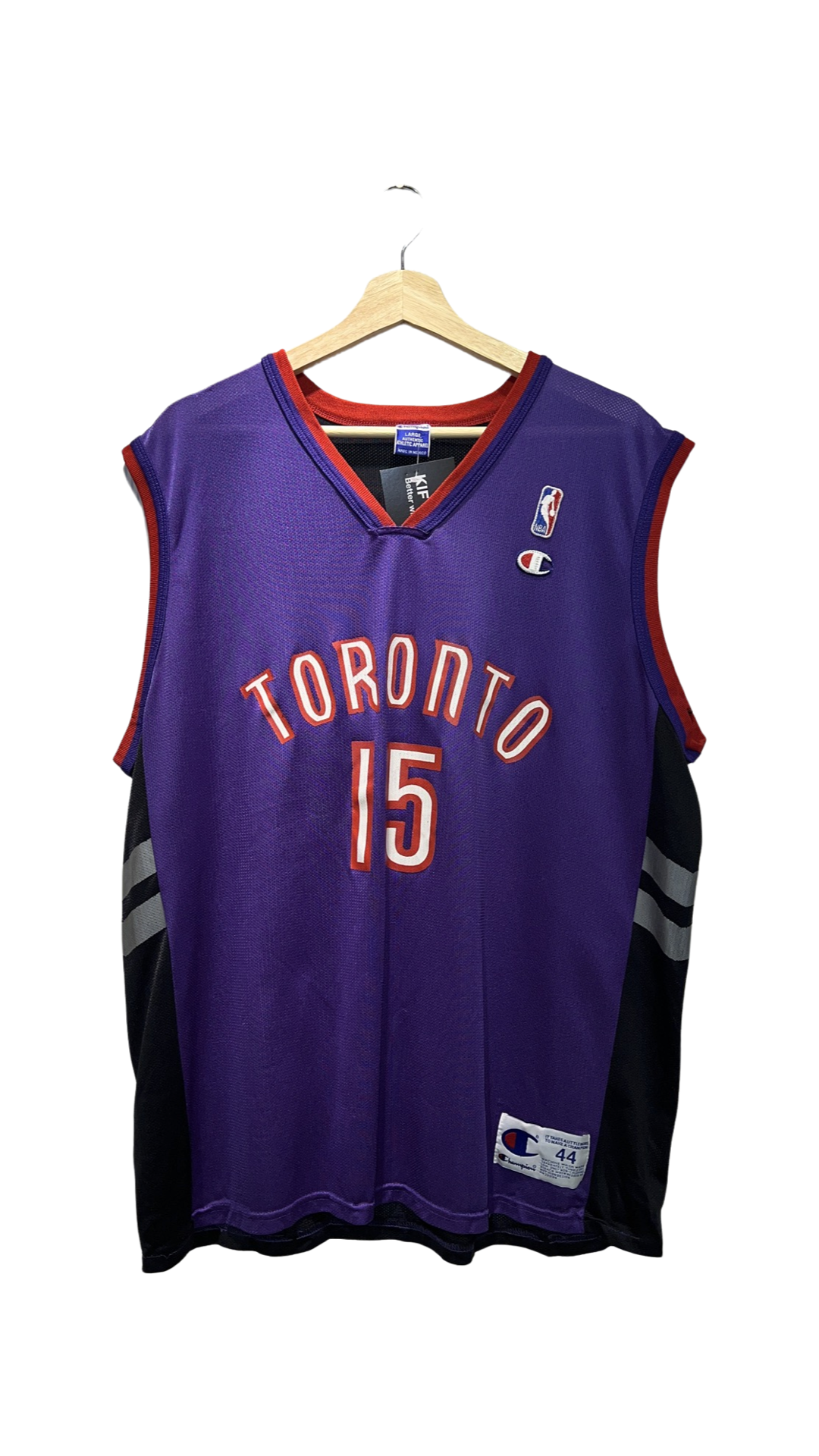 Vintage 90s Toronto Raptors Vince Carter Champion Jersey product image 1
