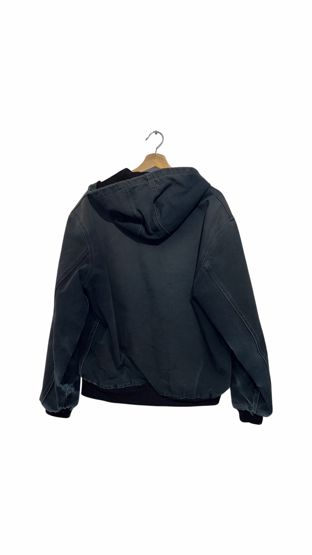 Vintage 90s Carhartt Distressed Black Hooded Jacket product image 2