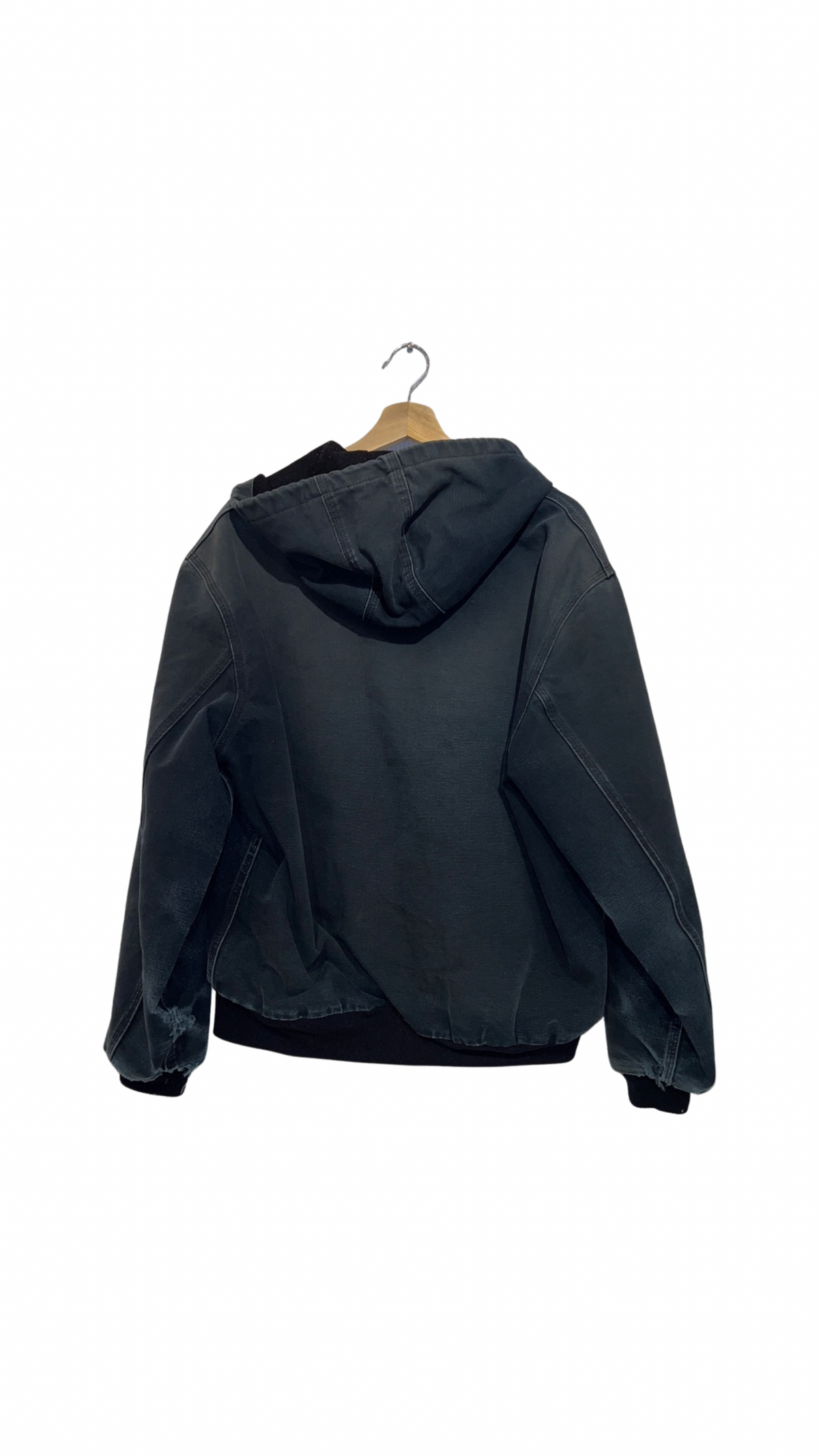 Vintage 90s Carhartt Distressed Black Hooded Jacket product image 2