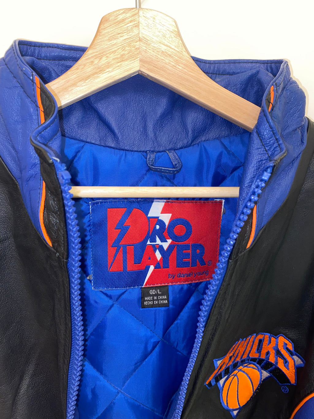 Vintage 90s Deadstock New York Knicks Pro Player Leather product image 3