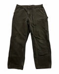 38 x 30 Vintage Carhartt Olive Flannel Lined Pants product image 1
