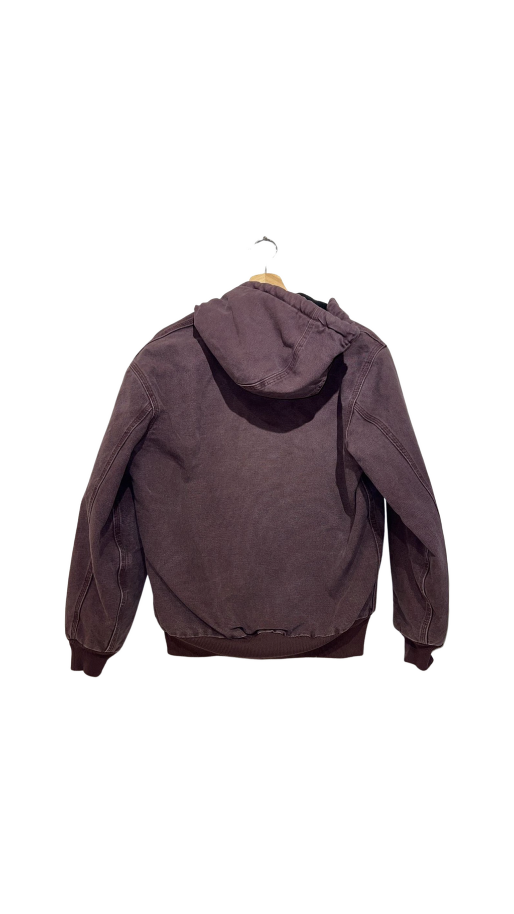 Vintage 90s Carhartt Womens Mauve Hooded Jacket product image 2