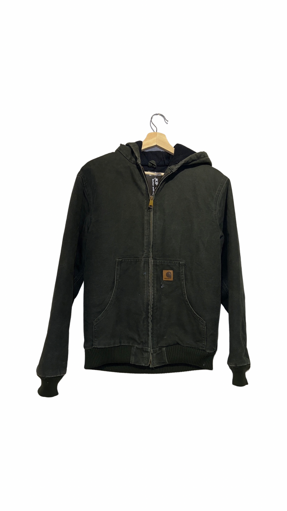 Vintage 90s Carhartt Distressed Forest Green Jacket product image 1