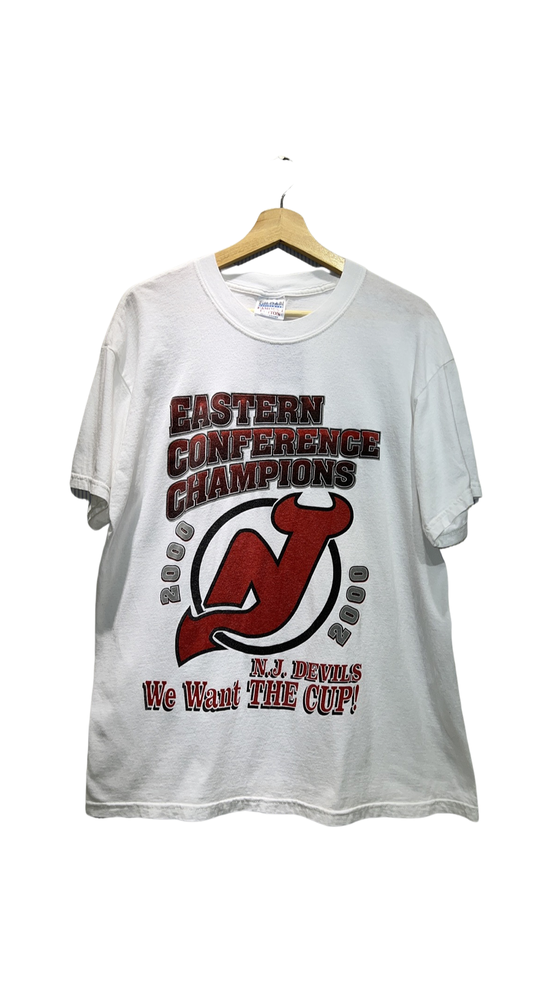 Vintage 2000 New Jersey Devils Stanley Cup Champions Tee