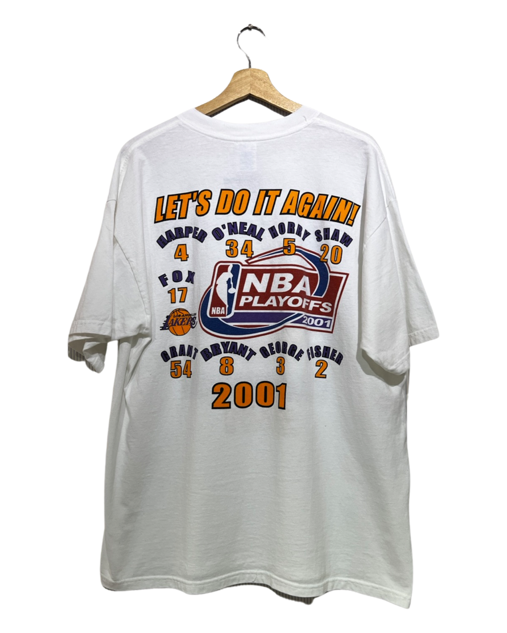 Vintage 2001 Los Angeles Lakers Playoffs Tee product image 2