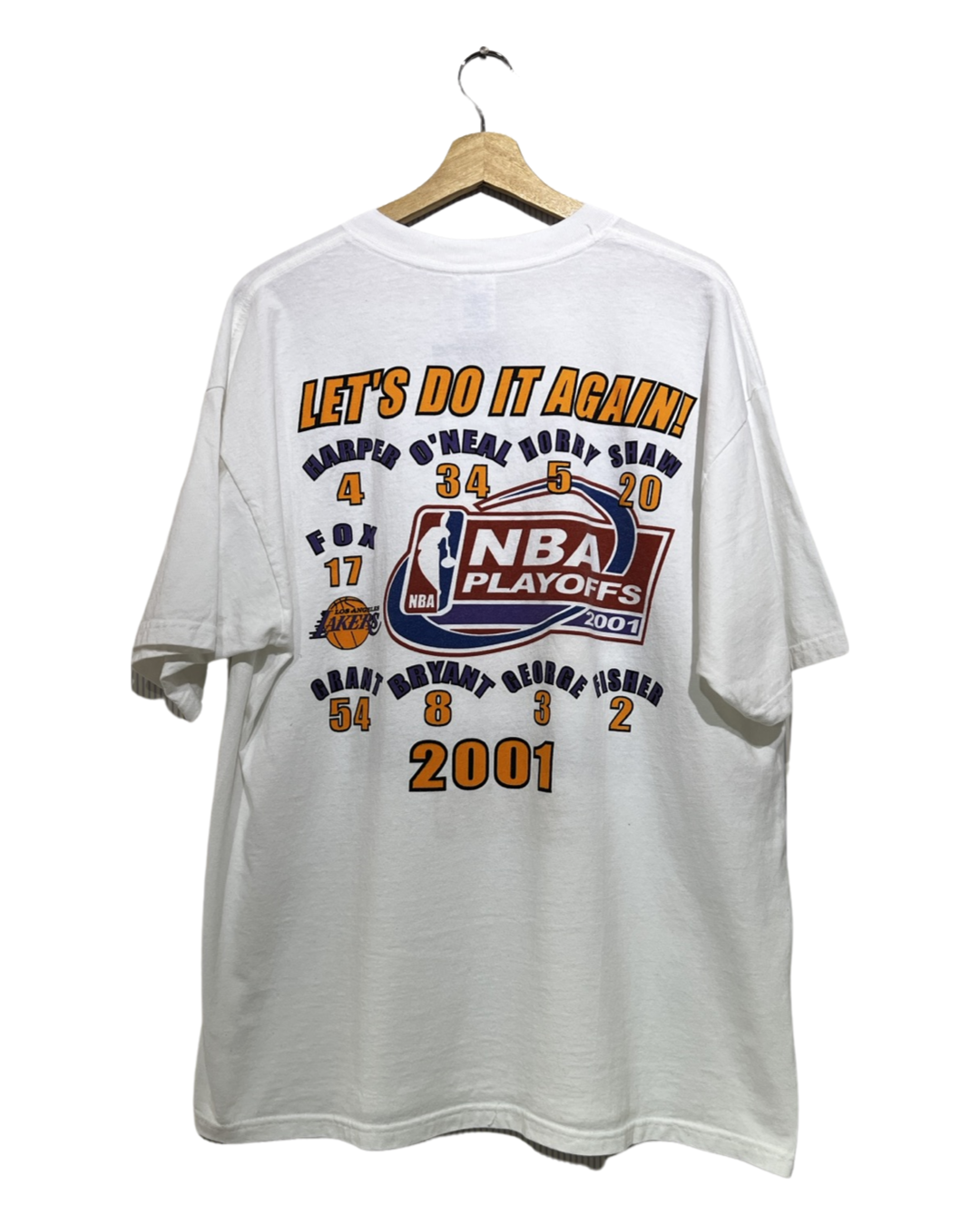 Vintage 2001 Los Angeles Lakers Playoffs Tee product image 2