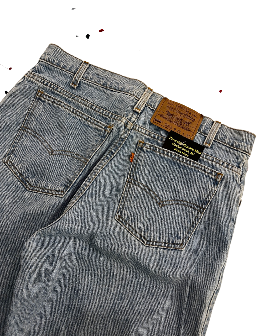 33 x 32 Vintage Orange Tab Levi's Jeans
